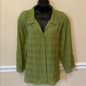 Apparenza Vntg 80’s Sheer Blouse